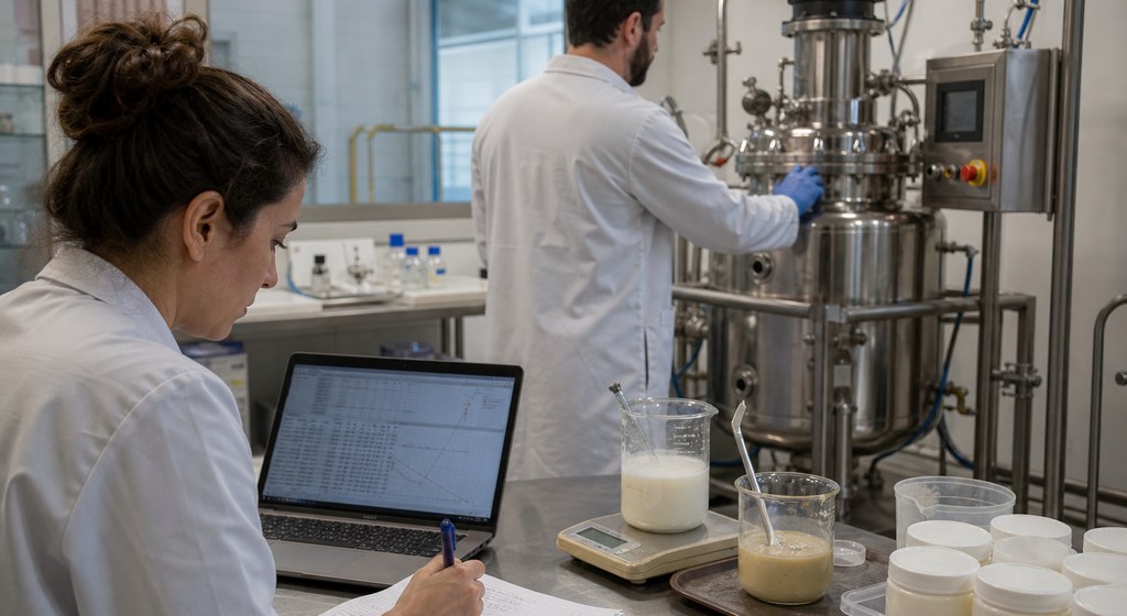 Scale-up: por qué la fórmula que funciona en 2 kg falla en 800